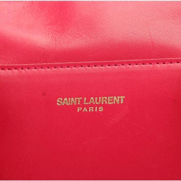 Saint Laurent Classic Baby Duffel in Fuchsia Pink Leather - Picture 5 of 13